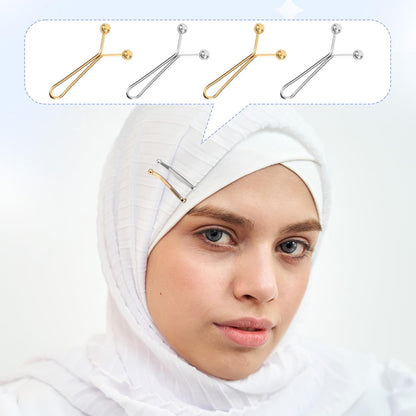 OIIKI 8pcs Pants Waist Tightener Clip Pins, Invisible Detachable Waist Cincher Clip, No Sew Reusable Adjustable Buttons Brooch Pins for Clothes Jeans Pants Skirts Scarf Shawl- Gold & Silver